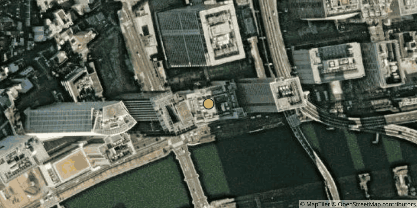Aerial view of NTT  DOCOMO BUSINESS OS3 - Osaka (Telepark Dojima Building 3)