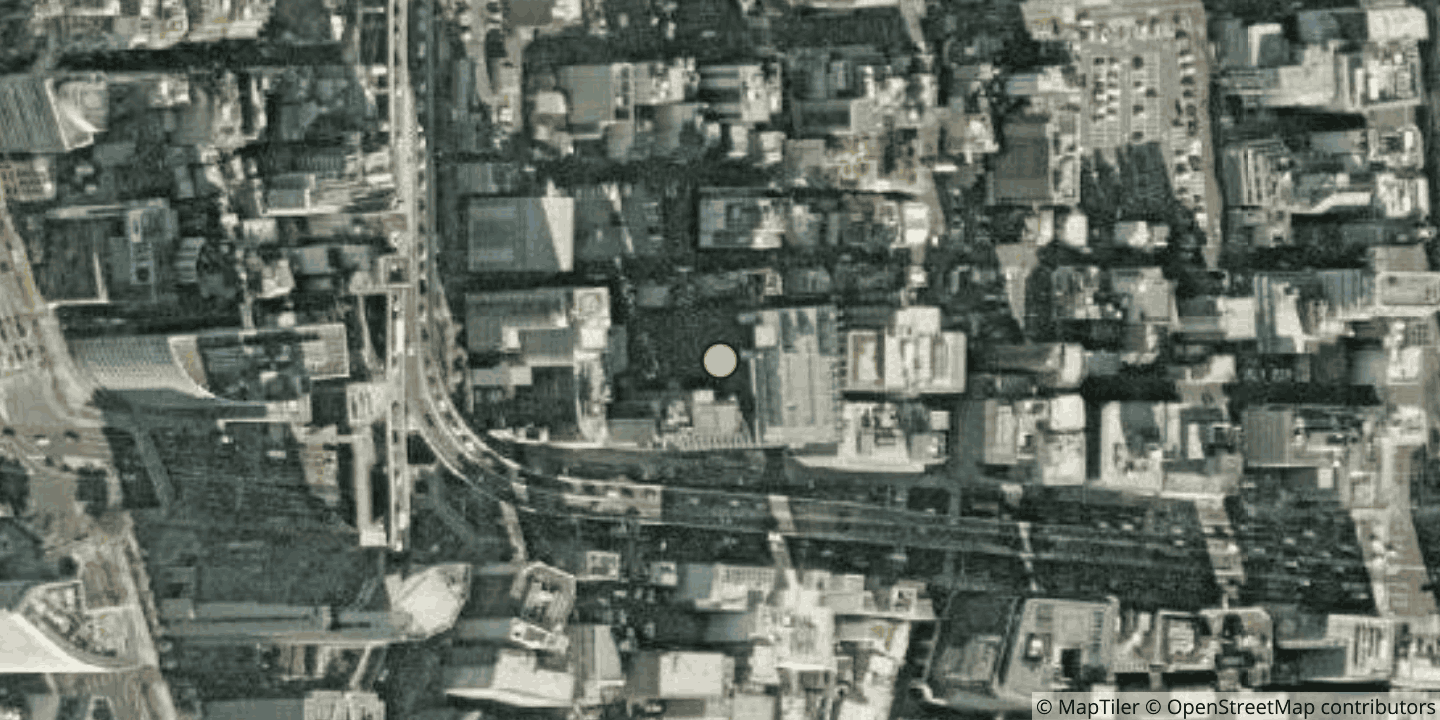 Aerial view of NTT Sonezaki Data Center(Dojima Campus)