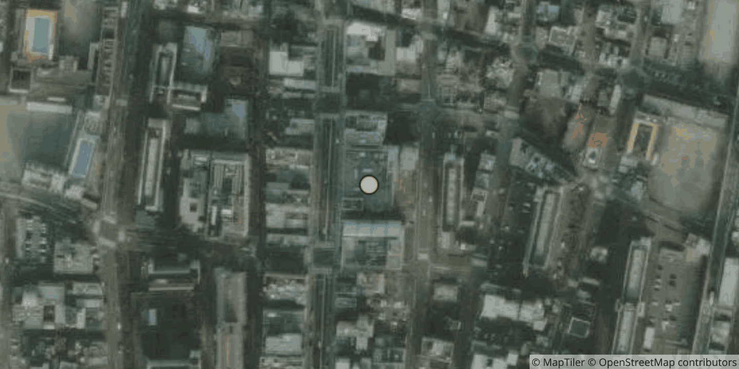Aerial view of NTT Nipponbashi Data Center(Dojima Campus)