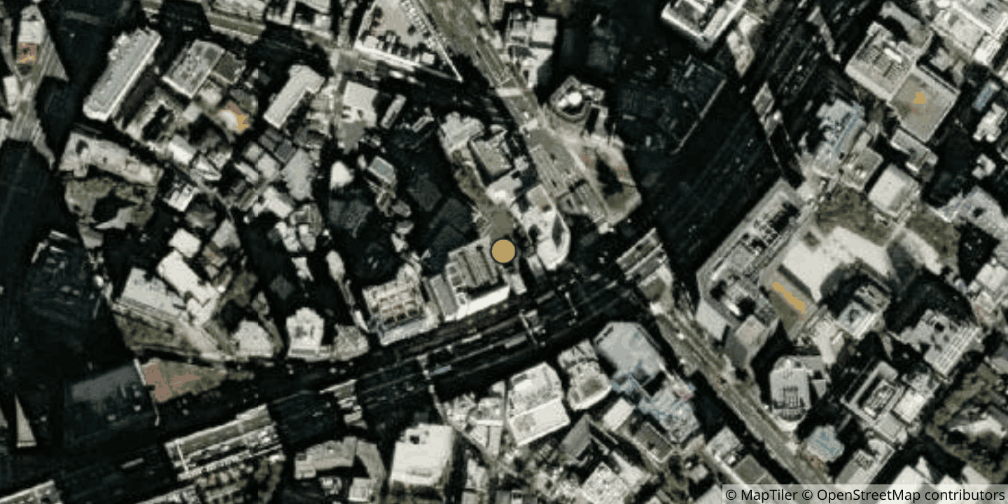 Aerial view of Broadband Tower - Shibuya Datacenter Bldg.