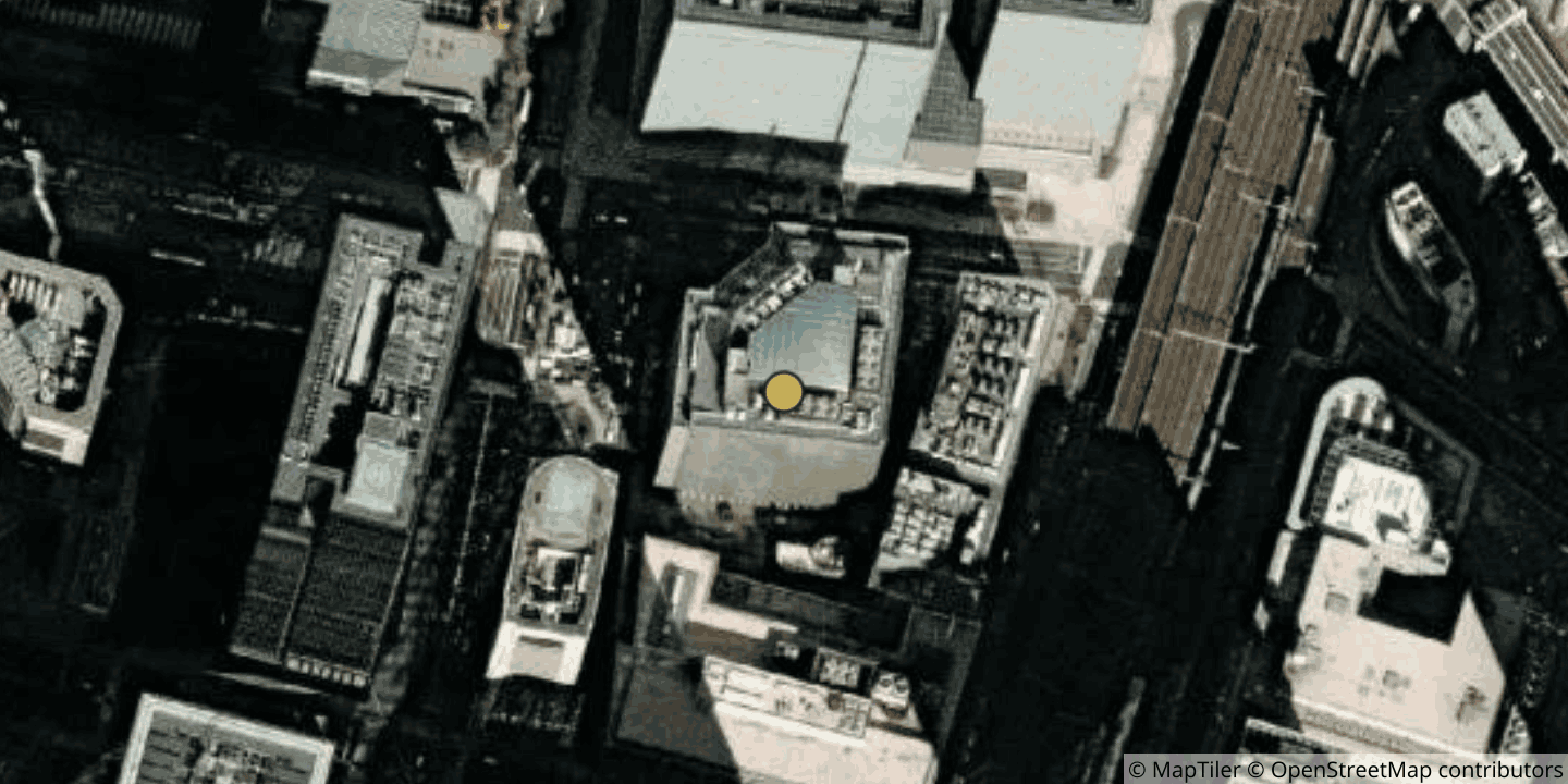Aerial view of NTT-ME Marunouchi DC