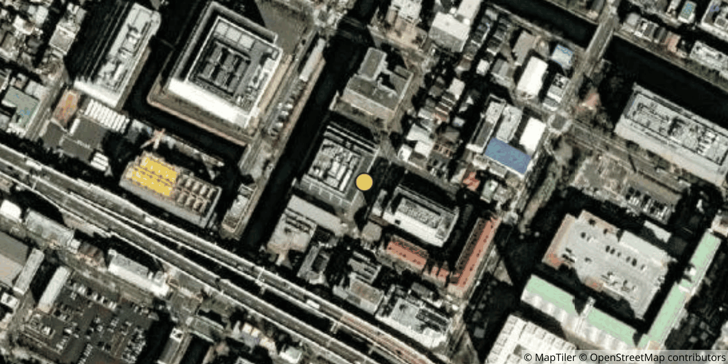 Aerial view of Broadband Tower - Monzen-nakacho Bldg.