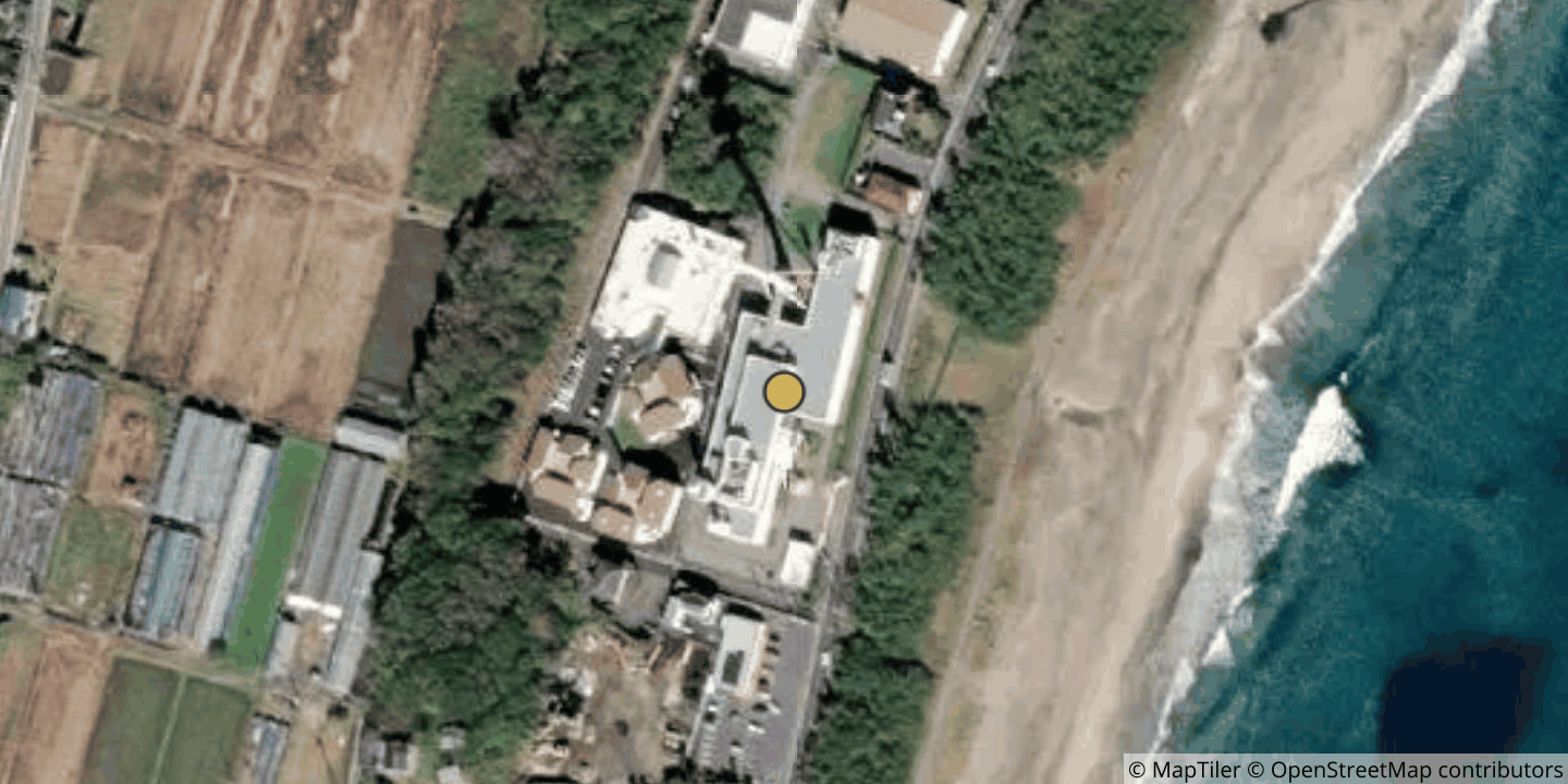 Aerial view of KDDI Corporation - Chikura Landing Station