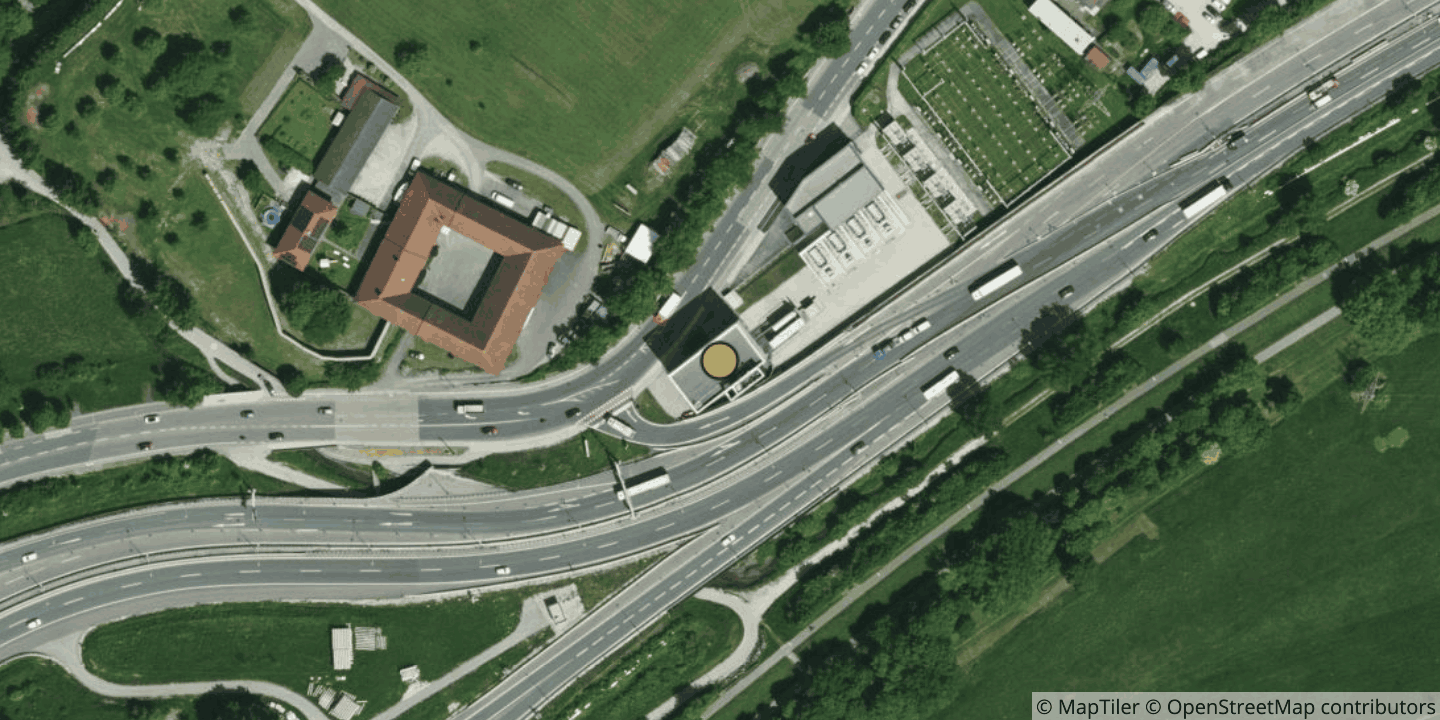 Aerial view of IT- und Data Center Urfahr