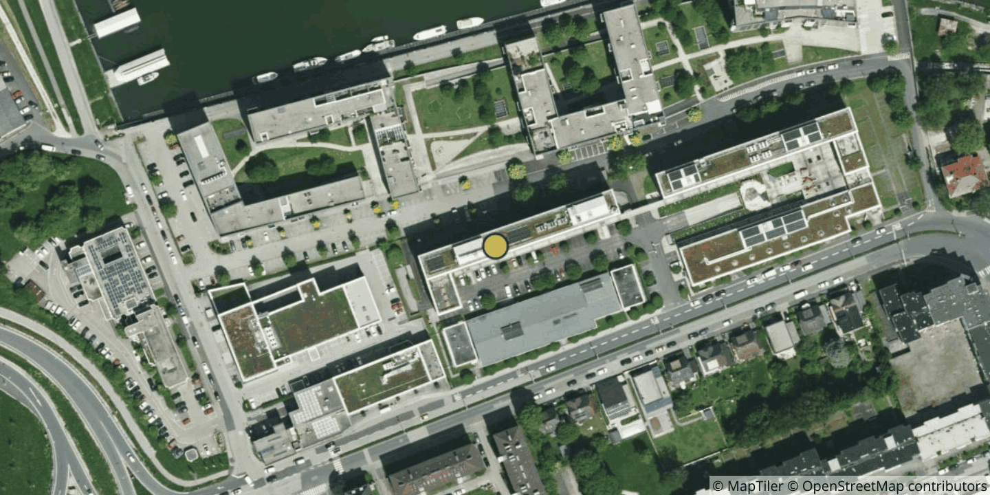 Aerial view of ITandTEL TechCenter Linz