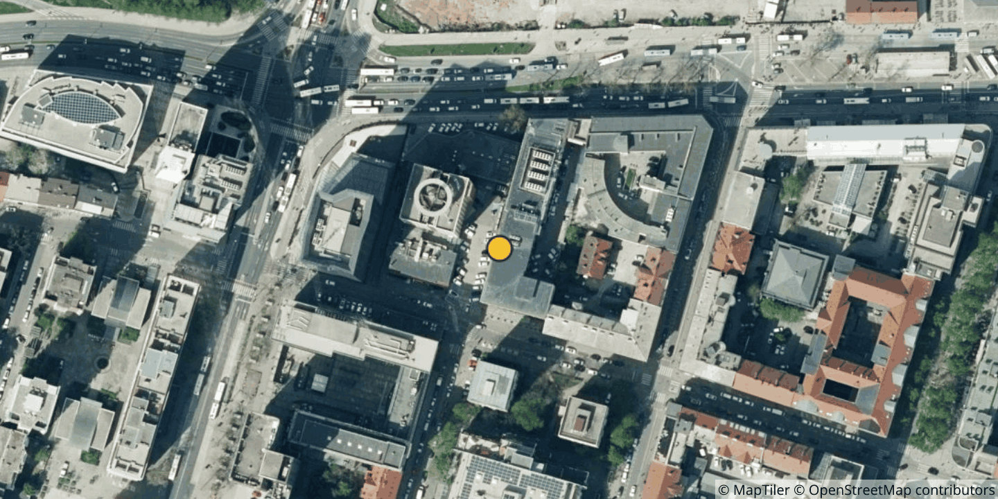 Aerial view of Telekom Slovenije - DC Cigaletova