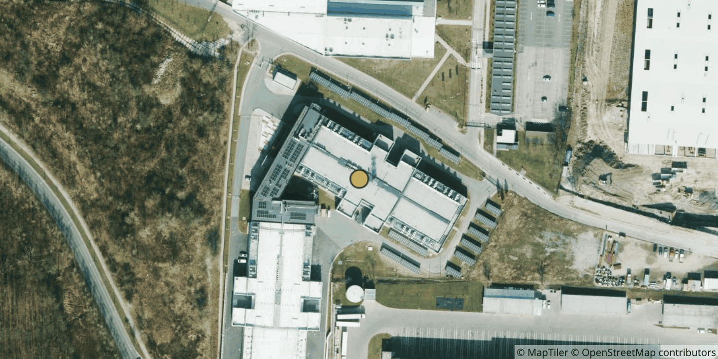 Aerial view of T-Mobile CZ DC7