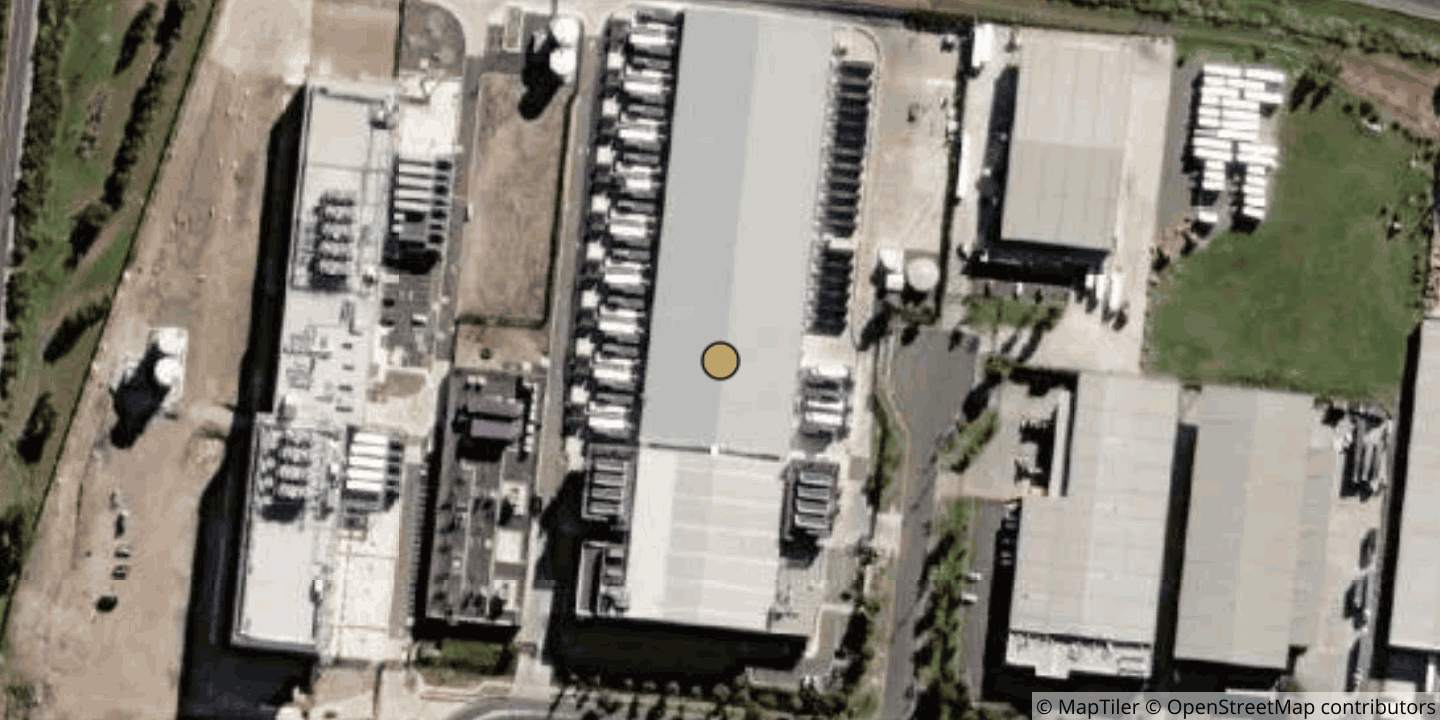 Aerial view of AirTrunk MEL1