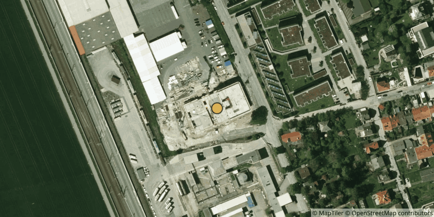 Aerial view of T-Mobile Rechenzentrum Graz