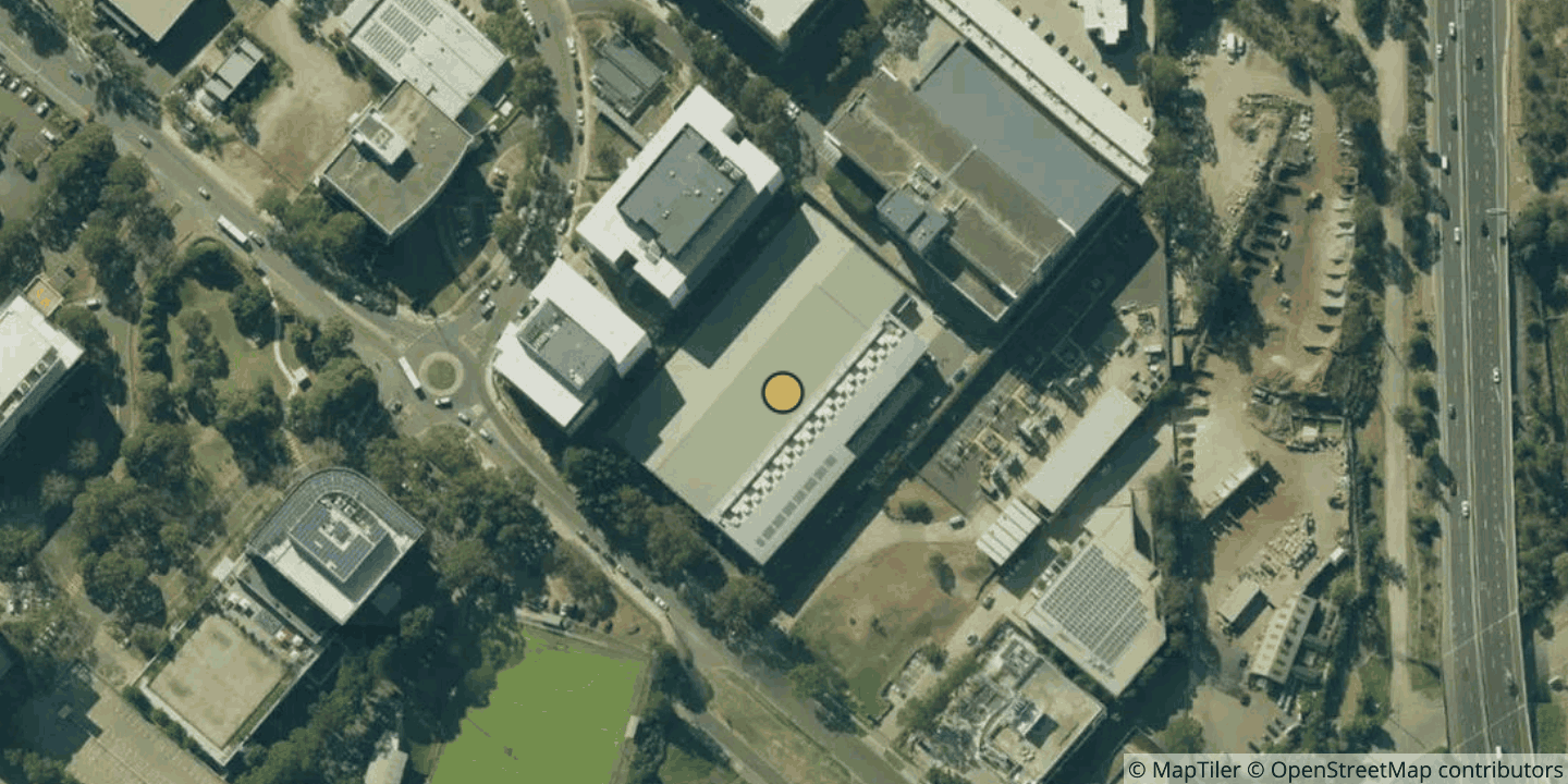 Aerial view of Fujitsu North Ryde