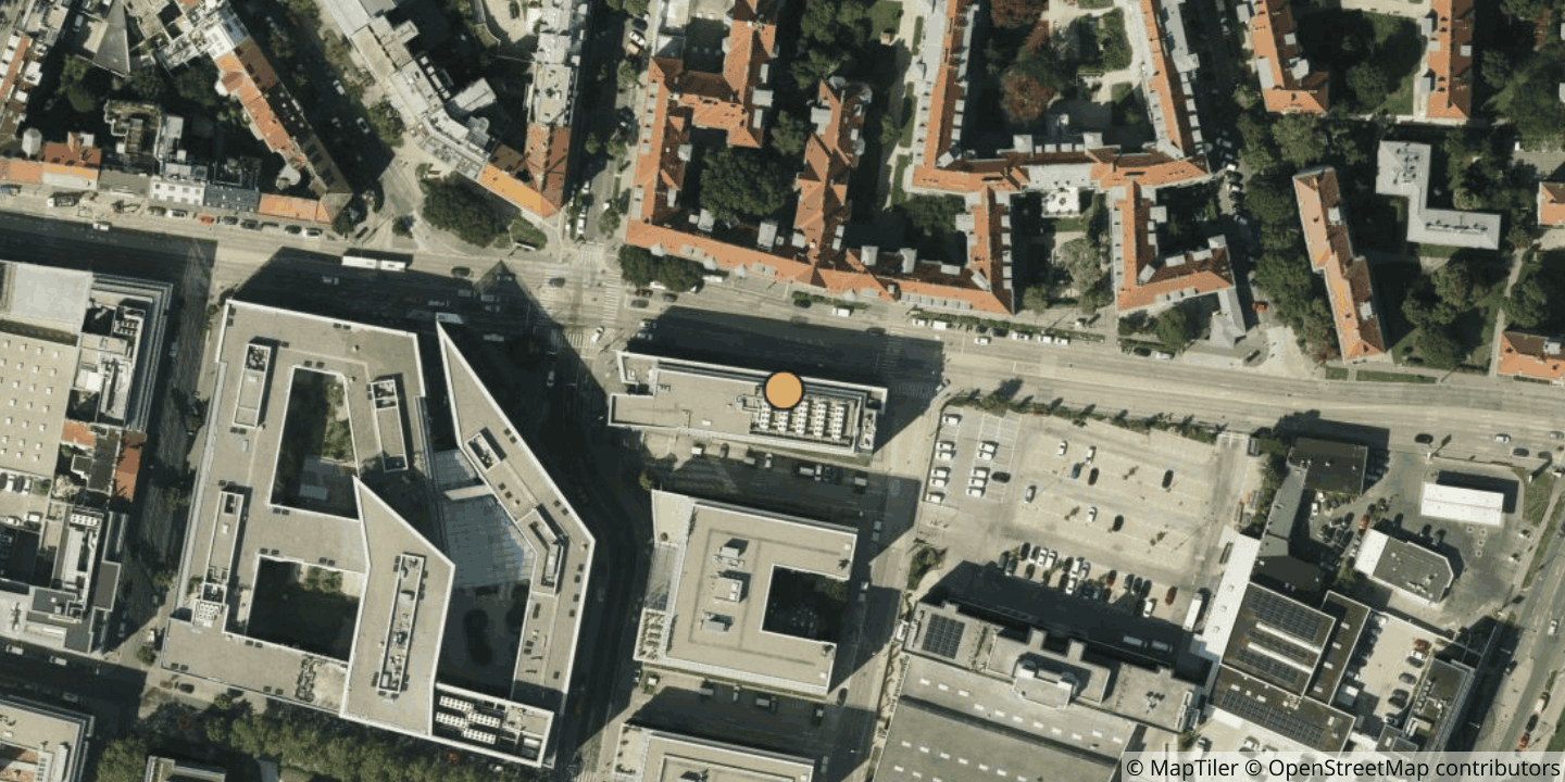 Aerial view of Europlaza Vienna