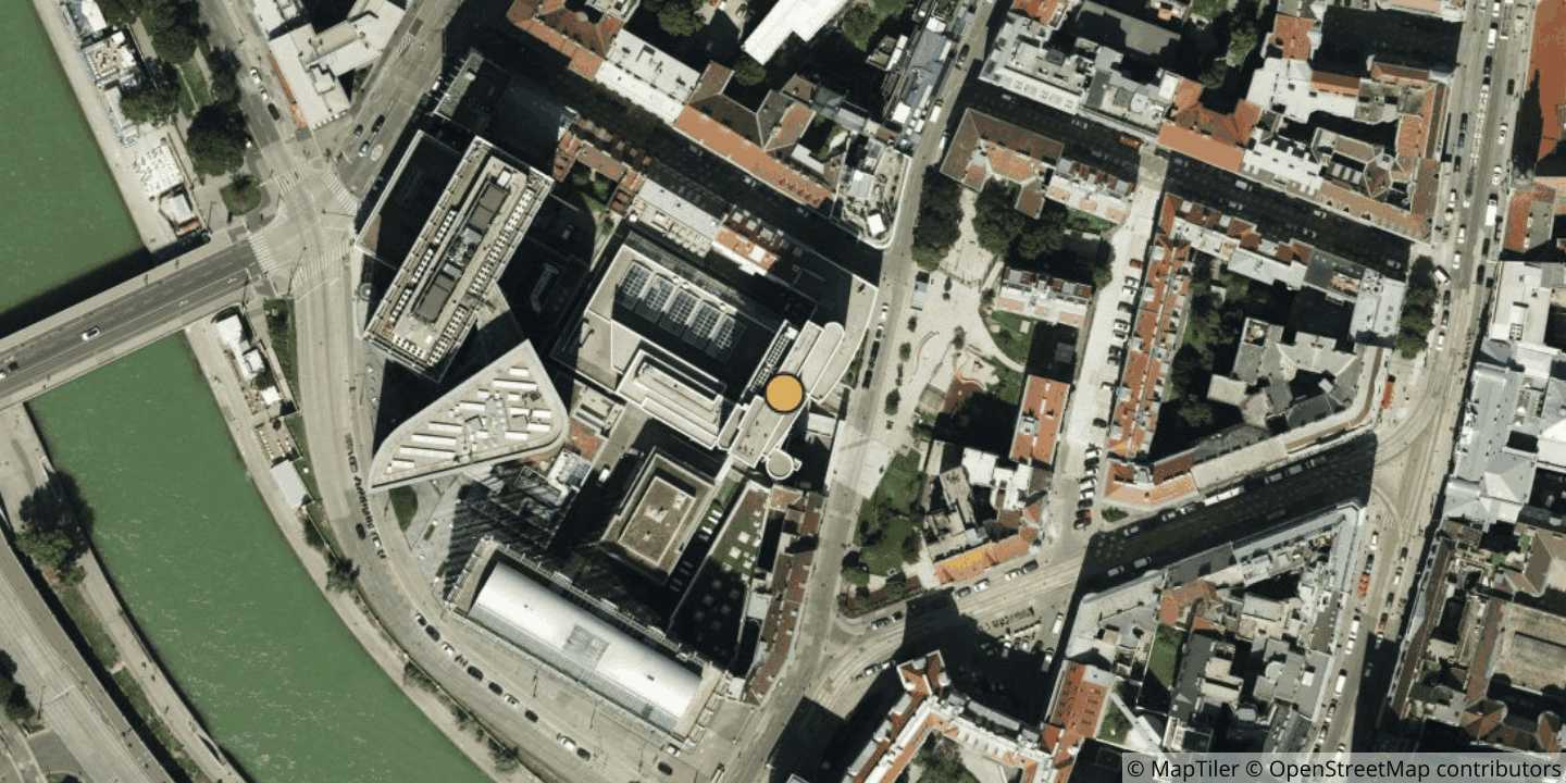 Aerial view of Raiffeisen Diana Haus (RDH)