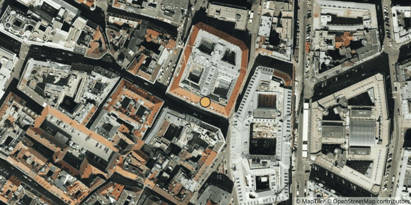 Aerial view of next layer Fleischmarkt