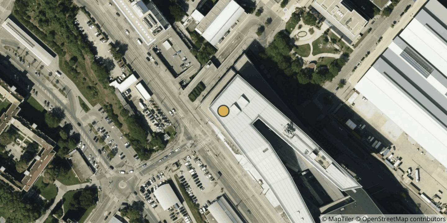 Aerial view of T-Center Vienna