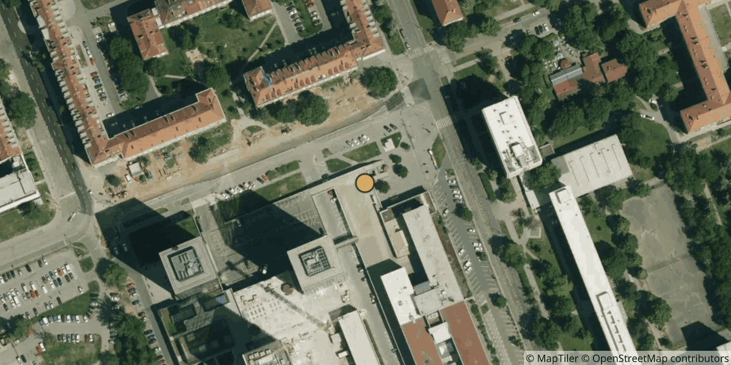 Aerial view of DC Kounicova