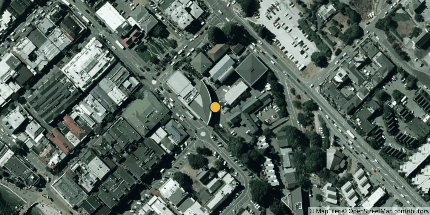 Aerial view of Chorus Queenstown Exchange (QST)