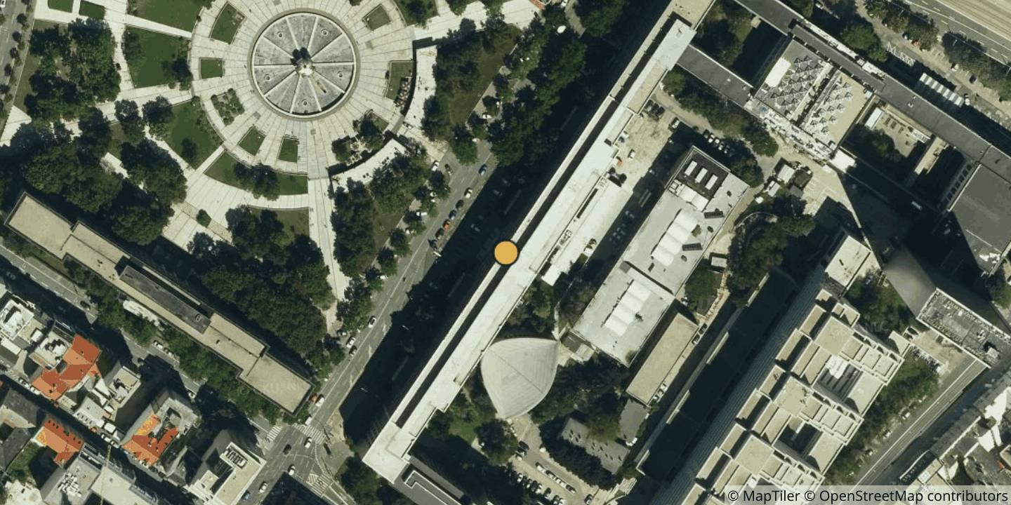 Aerial view of Slovak University of Technology