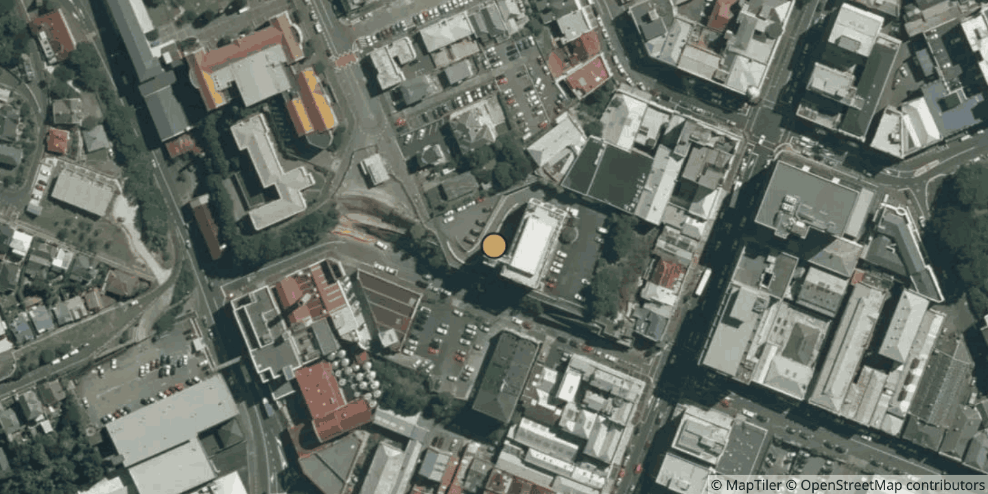Aerial view of Chorus Dunedin Exchange (DN)