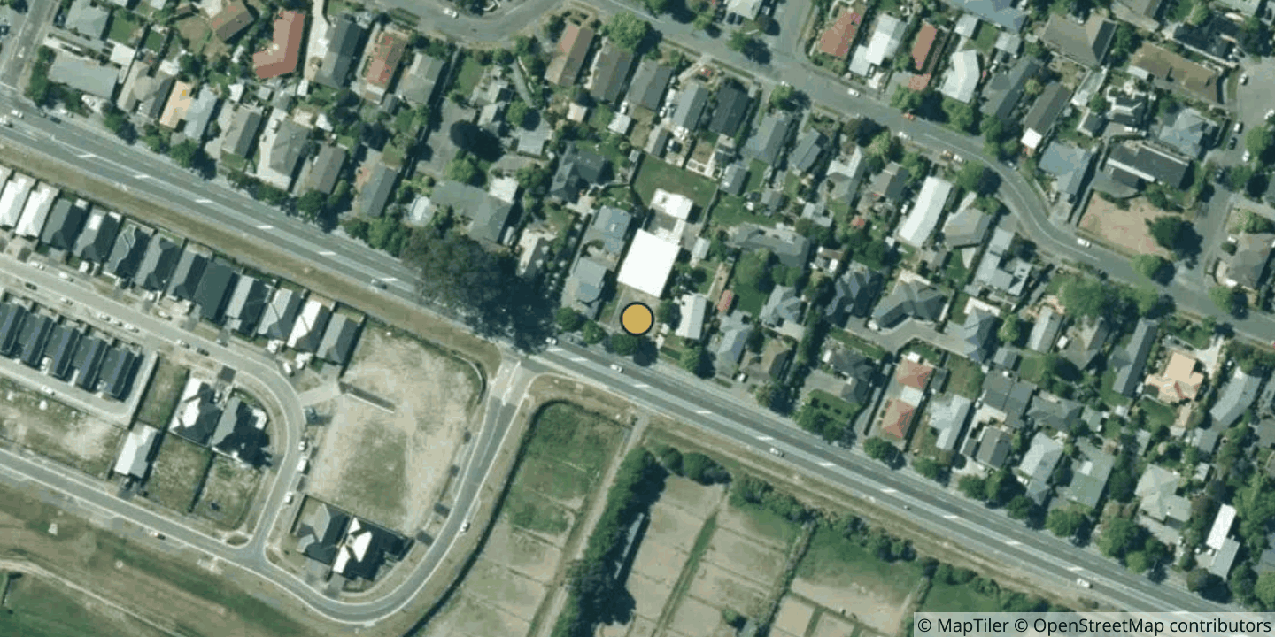 Aerial view of Chorus Avonhead Exchange  (AVO)