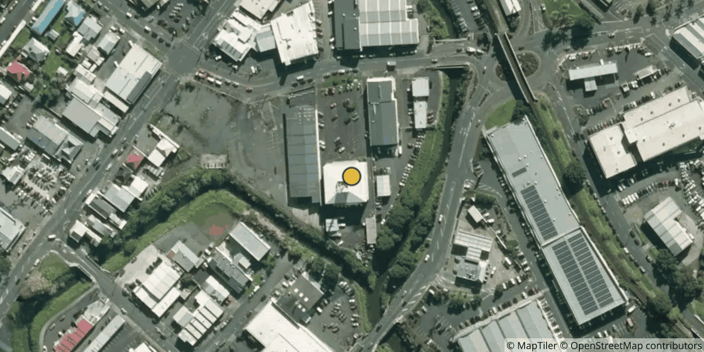 Aerial view of Chorus Whangarei Exchange (WR)