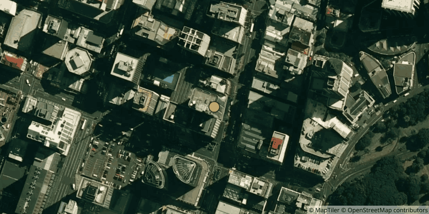 Aerial view of 2degrees Auckland - Queen St