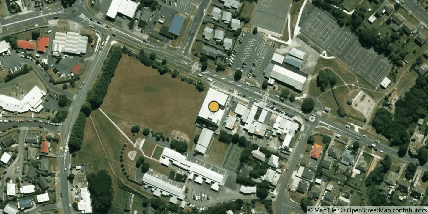 Aerial view of Chorus Porirua Exchange (PRO)