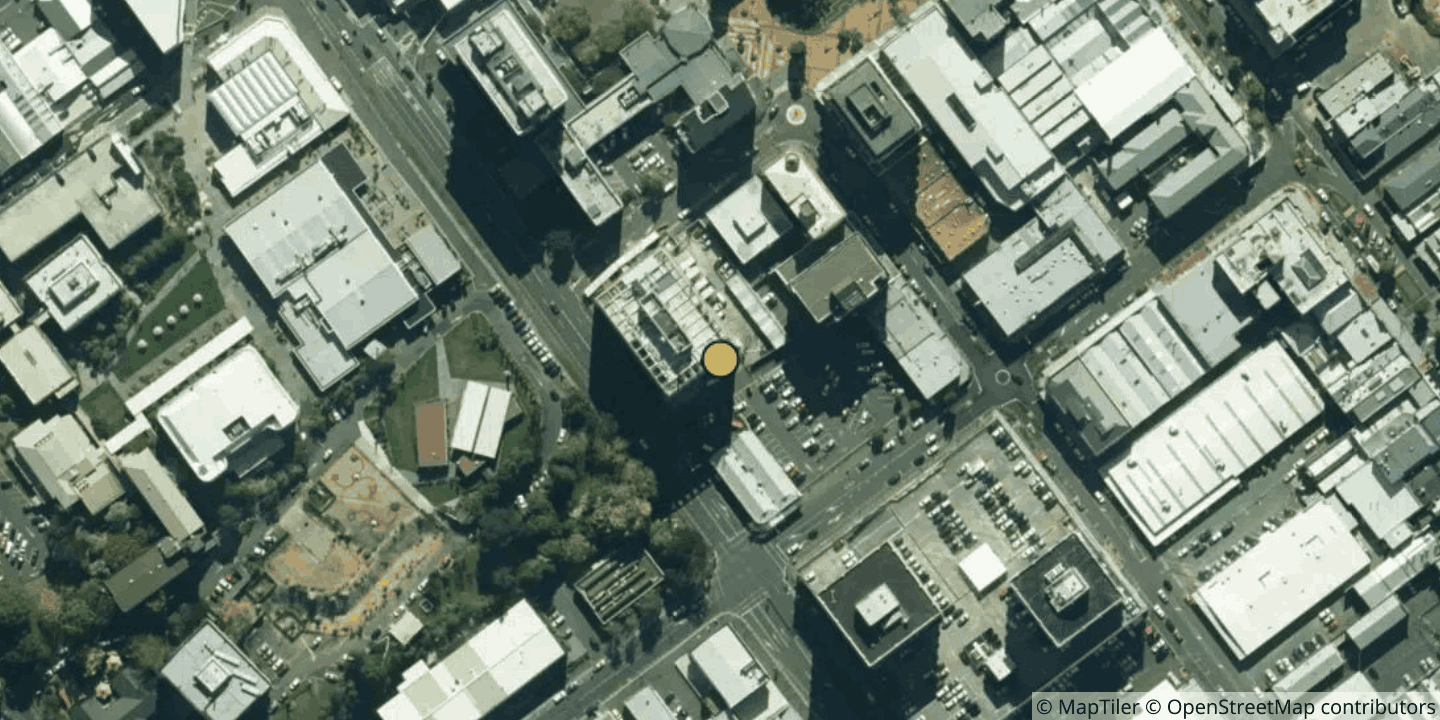 Aerial view of Chorus Hamilton Exchange (HN)