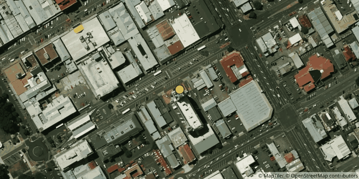 Aerial view of Chorus Palmerston North Exchange (PM)