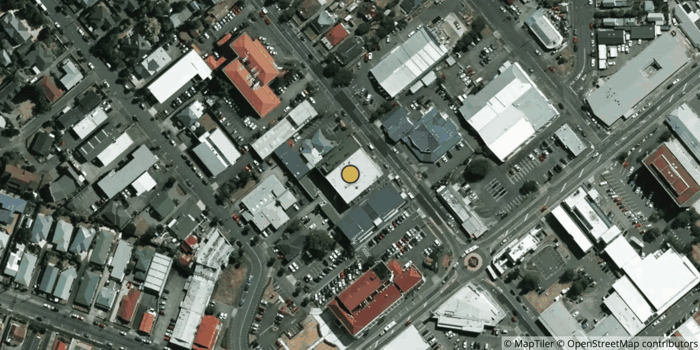 Aerial view of Chorus Masterton Exchange  (MS)