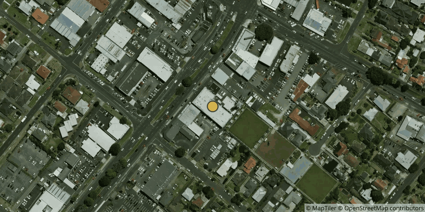 Aerial view of Chorus Tauranga Exchange (TG)