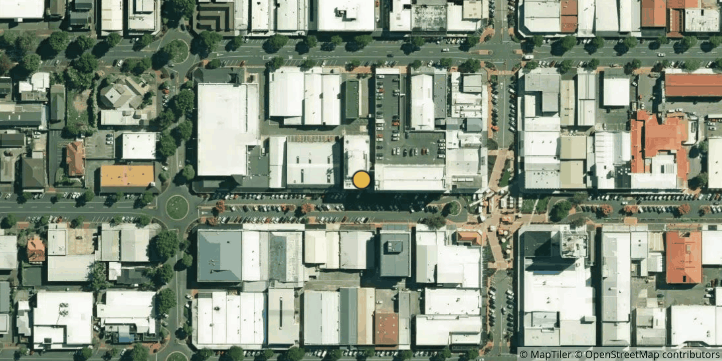 Aerial view of Chorus Rotorua Exchange (RO)