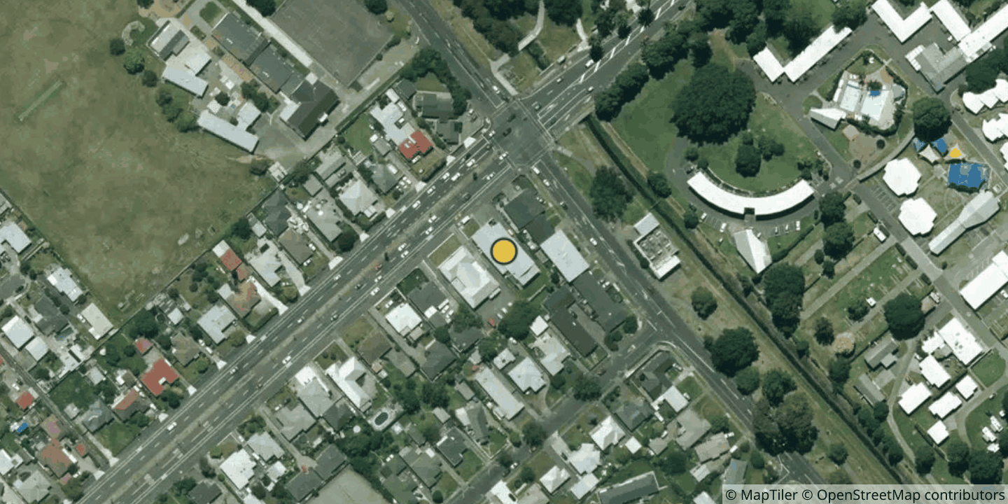 Aerial view of Chorus Marewa Exchange (MAW)