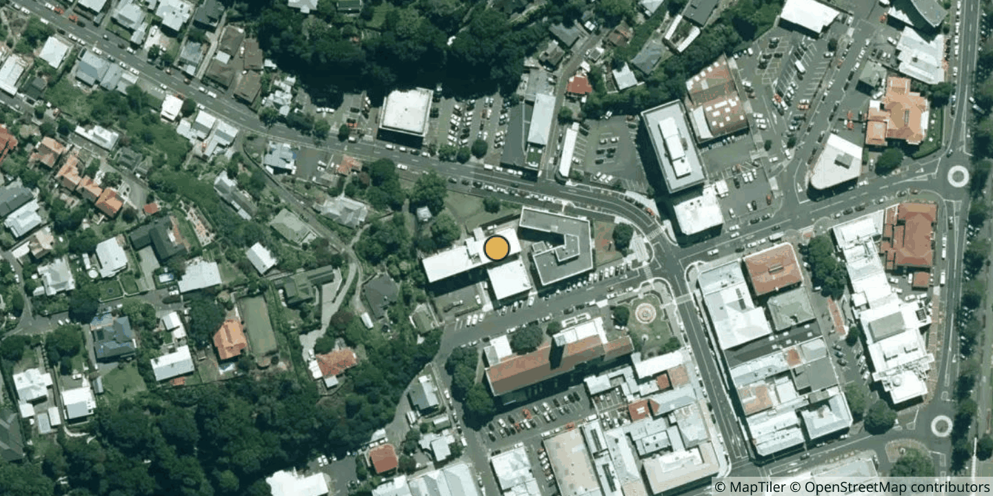 Aerial view of Chorus Napier Exchange