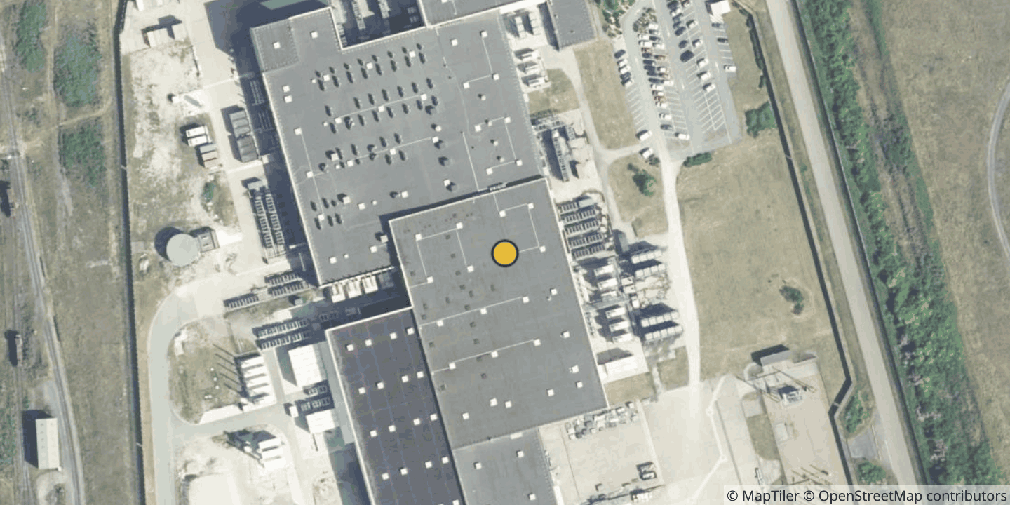 Aerial view of OVHcloud GRA Campus