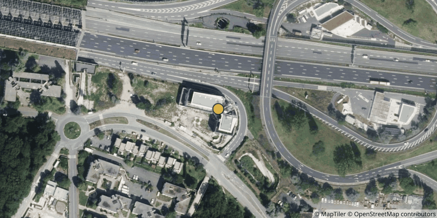 Aerial view of ITrium Jouy-en-Josas