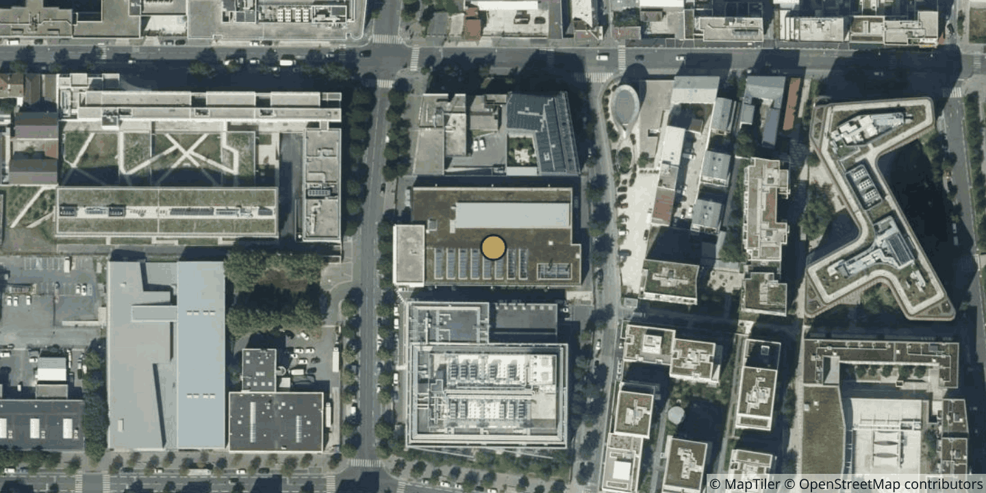 Aerial view of Digital Realty Paris PAR3
