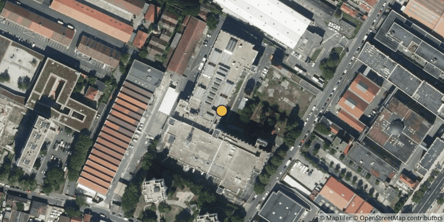 Aerial view of Orange Aubervilliers