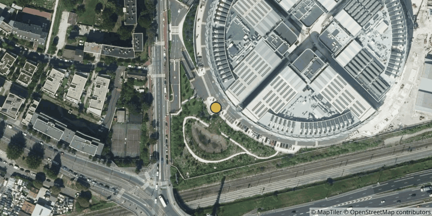 Aerial view of Digital Realty Paris PAR8