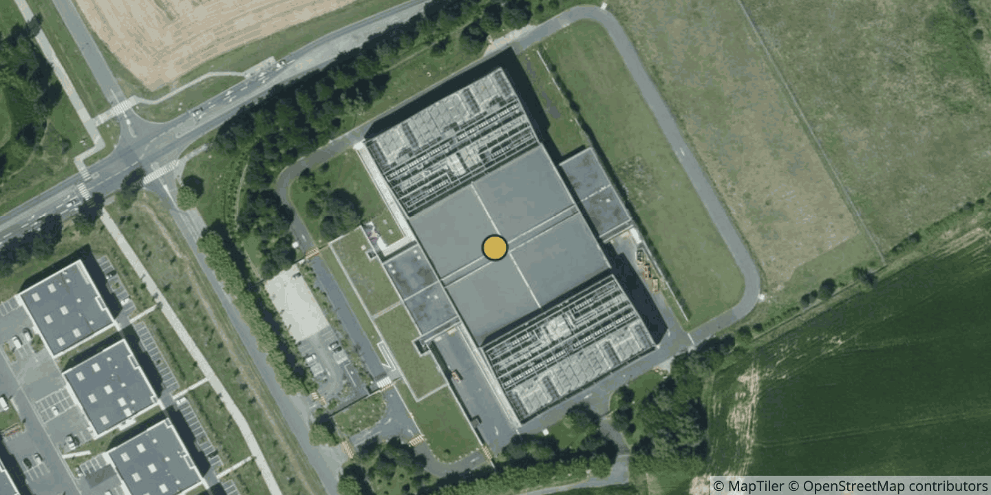 Aerial view of Albiant-IT Datacenter Vega