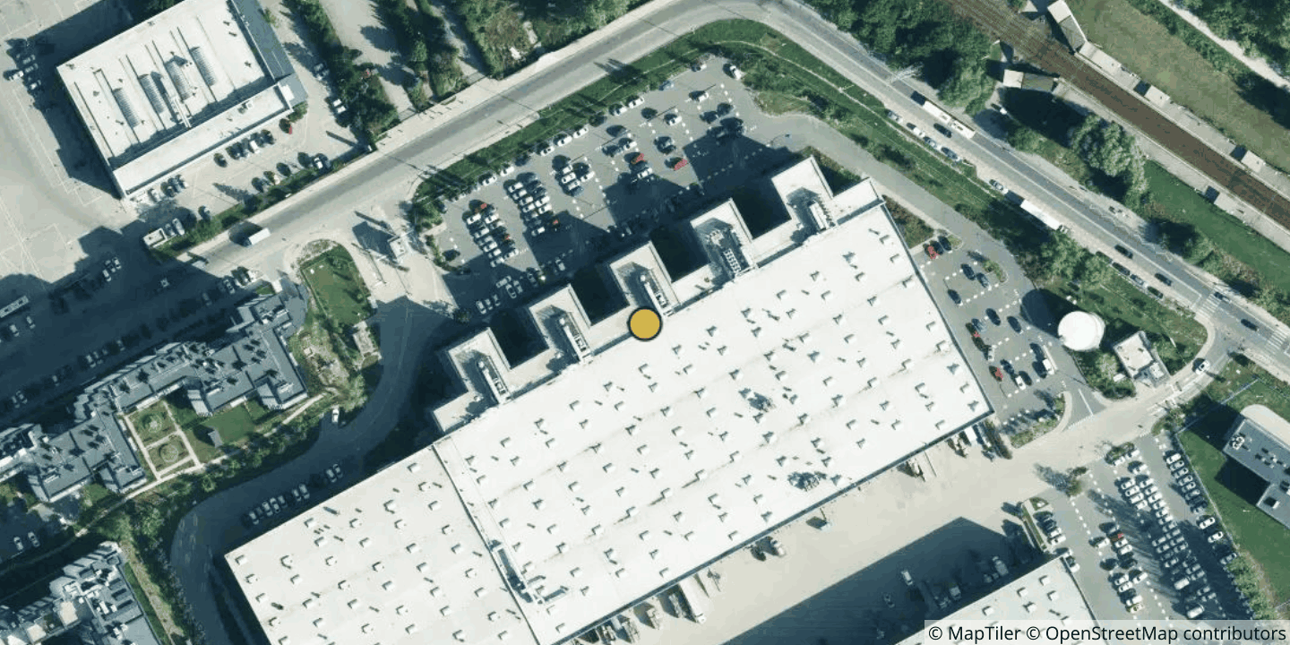 Aerial view of EdgeConneX Warsaw (EDCWAW03)