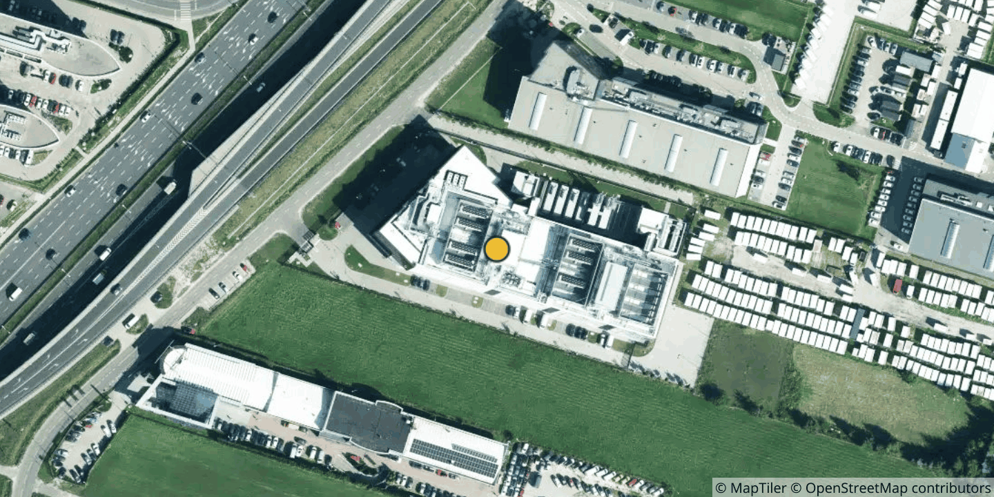 Aerial view of Equinix WA3 - Warsaw