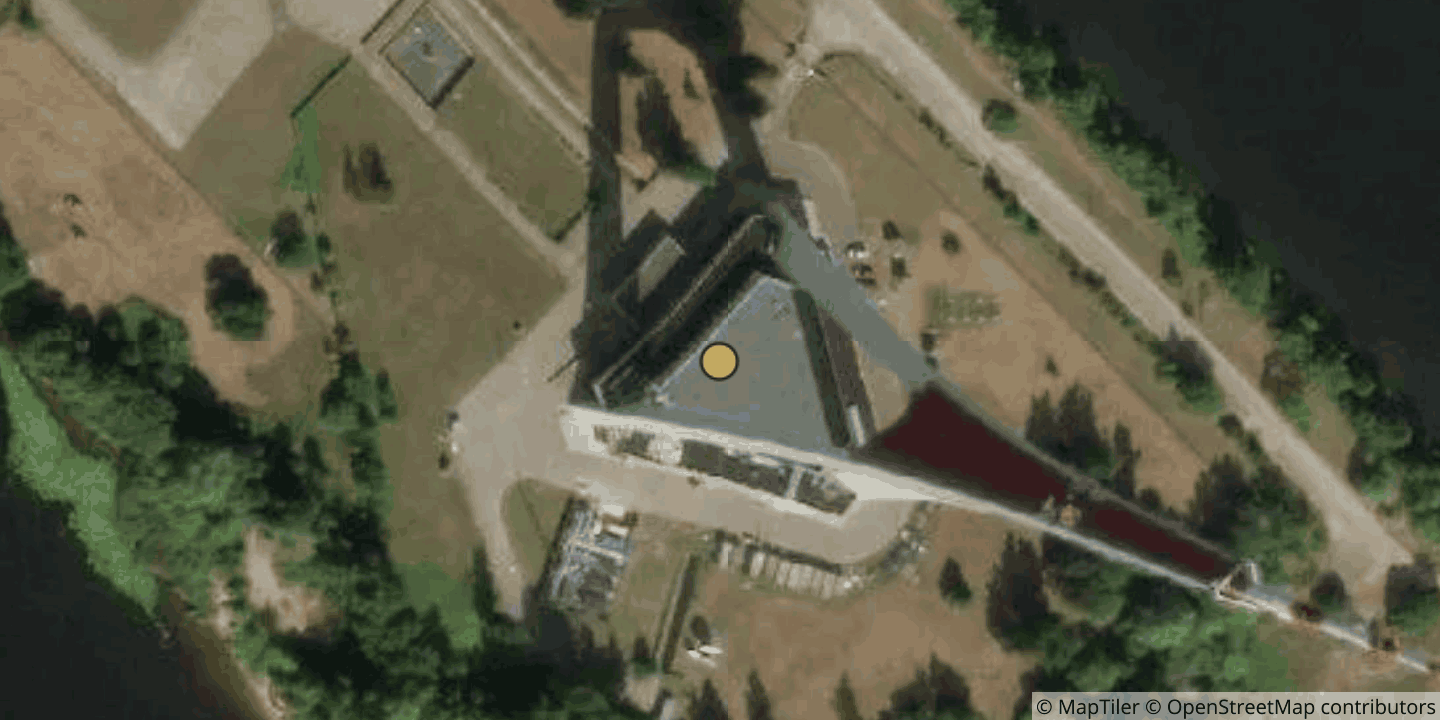 Aerial view of LVRTC TV Tower