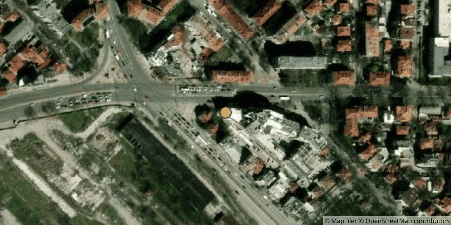 Aerial view of Plovdiv Teleport Center