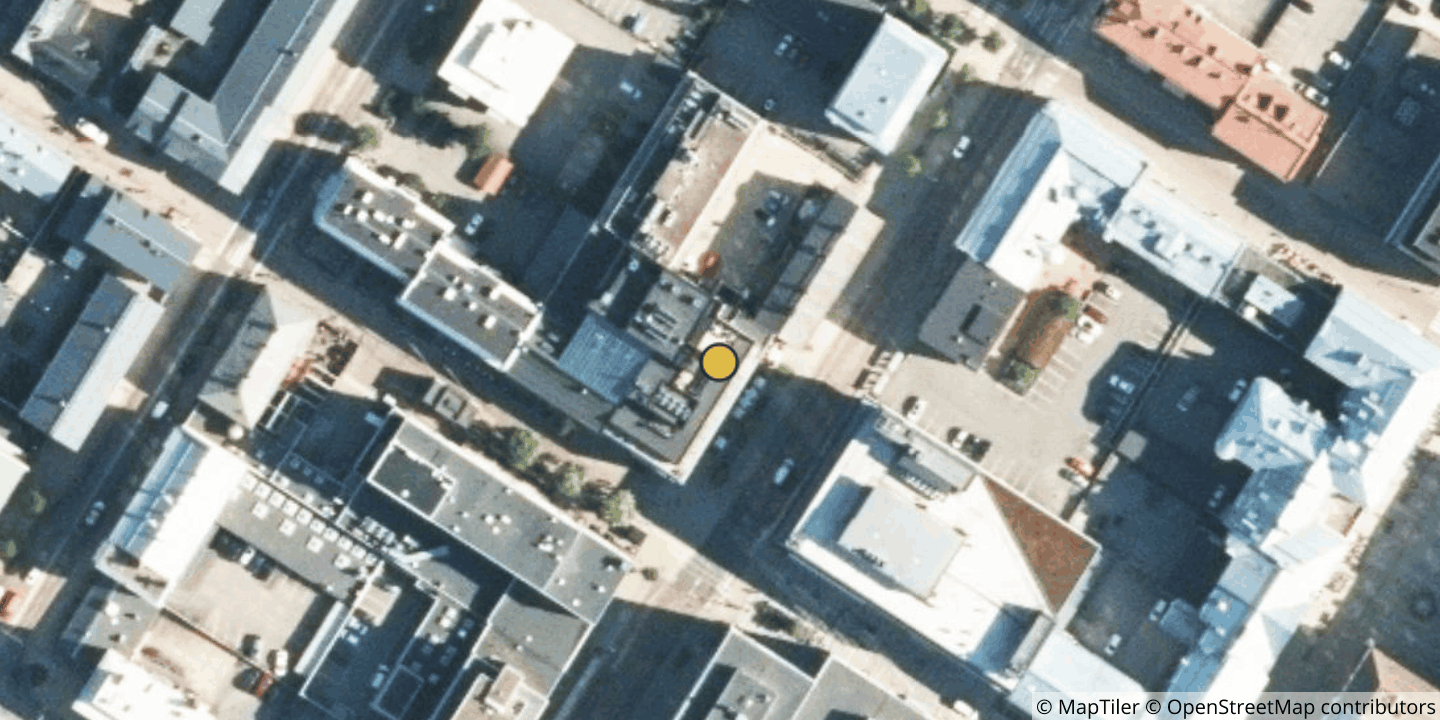 Aerial view of DNA Oulu Torikatu