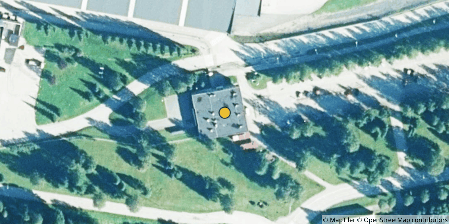 Aerial view of Kajaani Campus