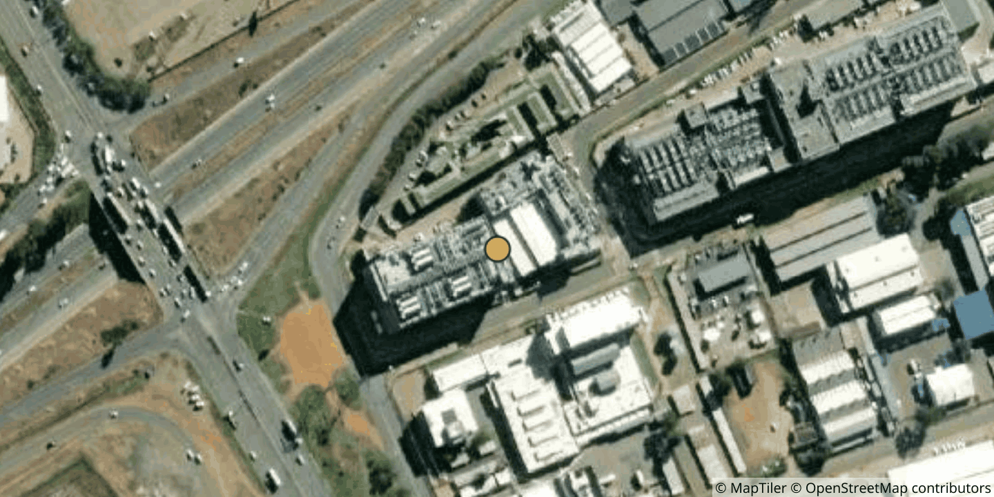 Aerial view of Teraco Johannesburg Campus, South Africa