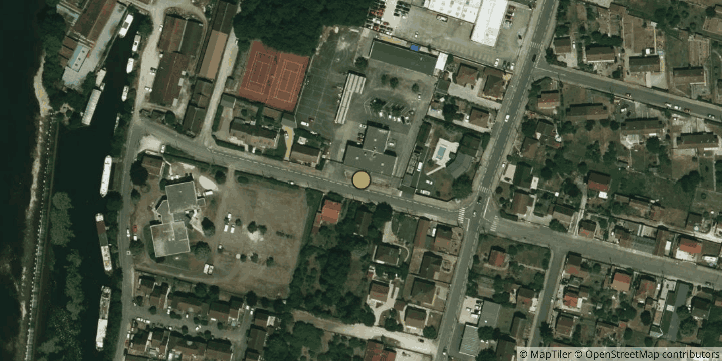 Aerial view of VirtuaCenter Auxerre