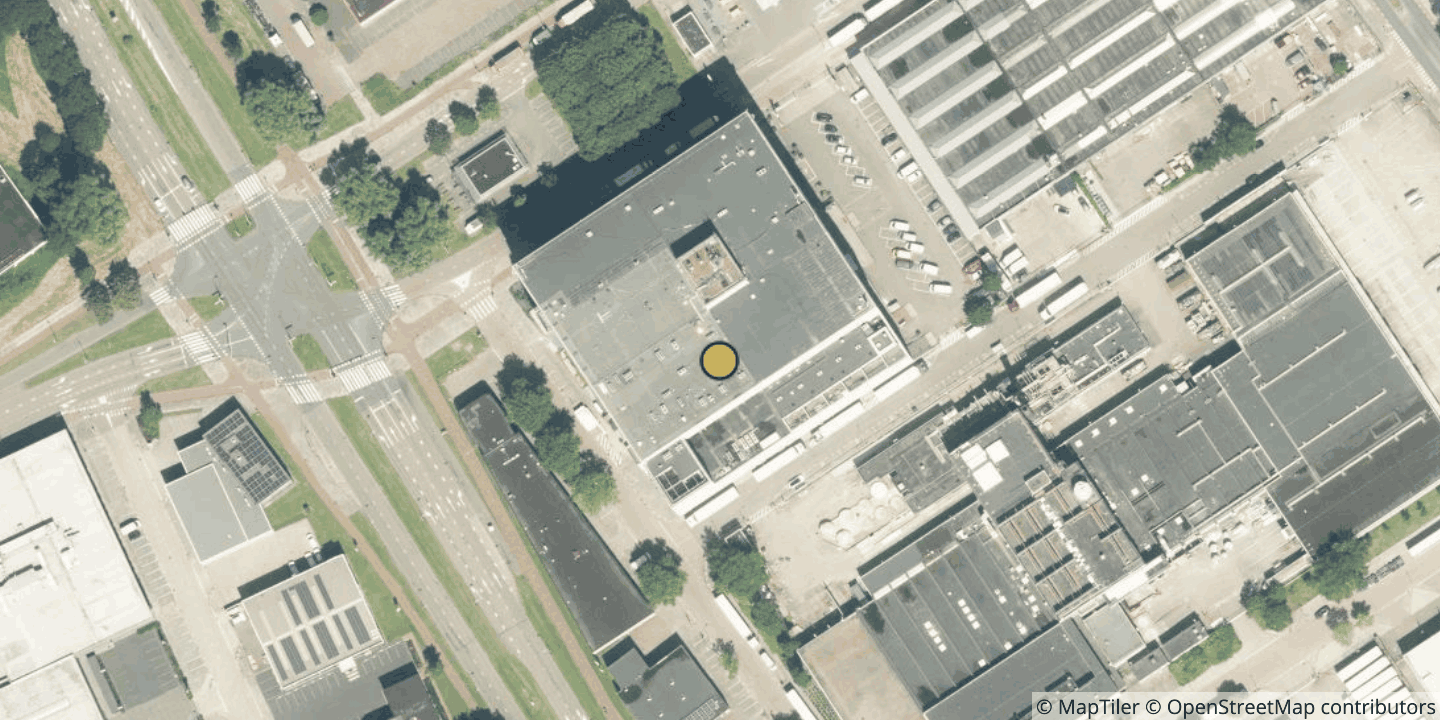 Aerial view of EXA Edge DC Rotterdam