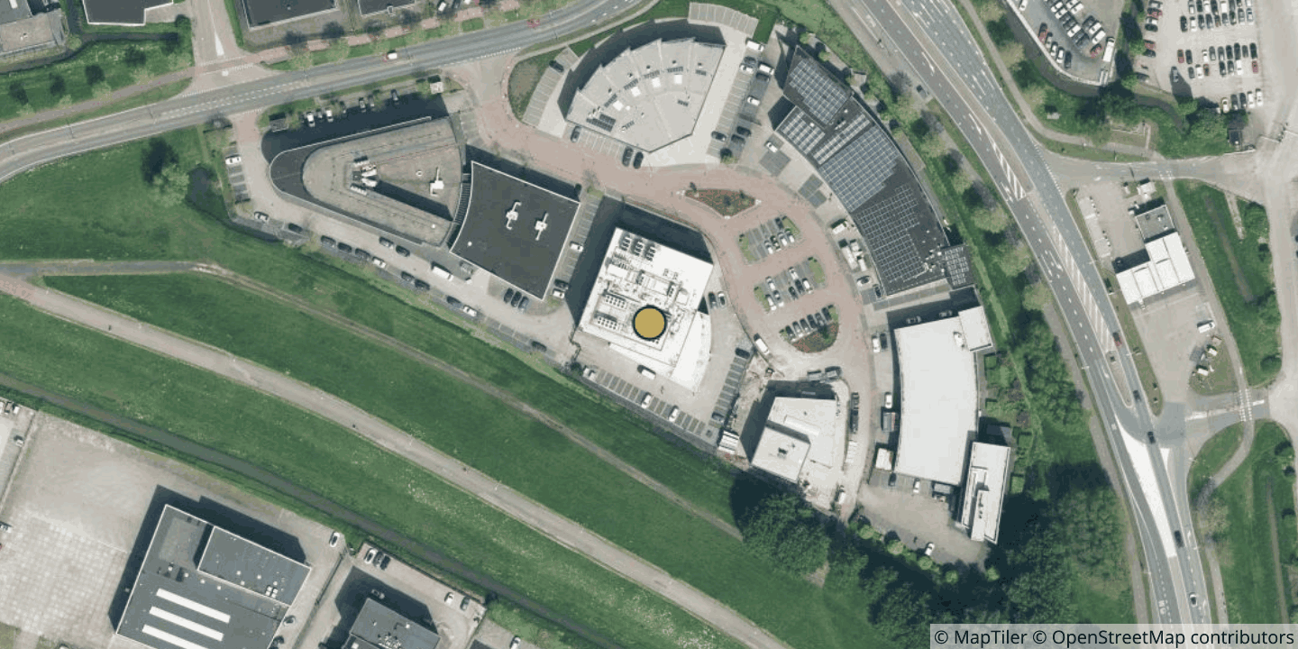 Aerial view of Eurofiber Datacenter Rotterdam