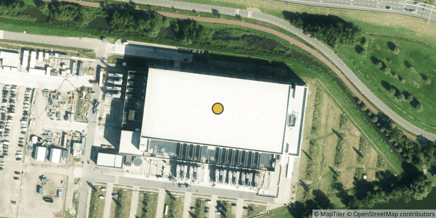 Aerial view of CyrusOne AMS1 - Halfweg